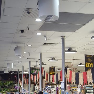Airius Retail Aisle Series Destratification Fan Installations - Gallery 1