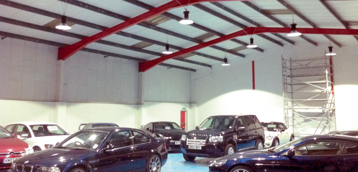 Airius Install LED Lighting Into Cambridge Car Company Showroom