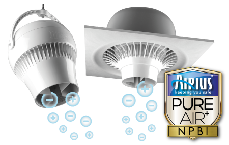 PureAir NPBI Commercial Series Destratification Fan and Air Purification Fans