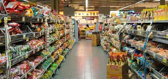Supermarket aisle