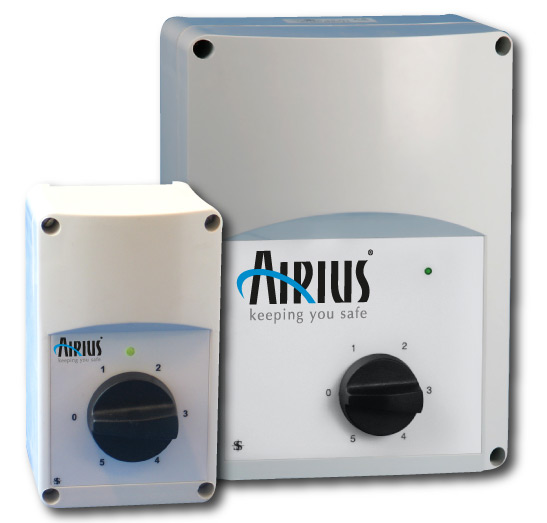 Airius PureAir Destratification Fan and Air Purification Fan Controllers