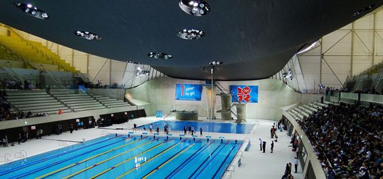 The London Aquatics Centre Reduces Heating Costs with Airius Destratification - Button