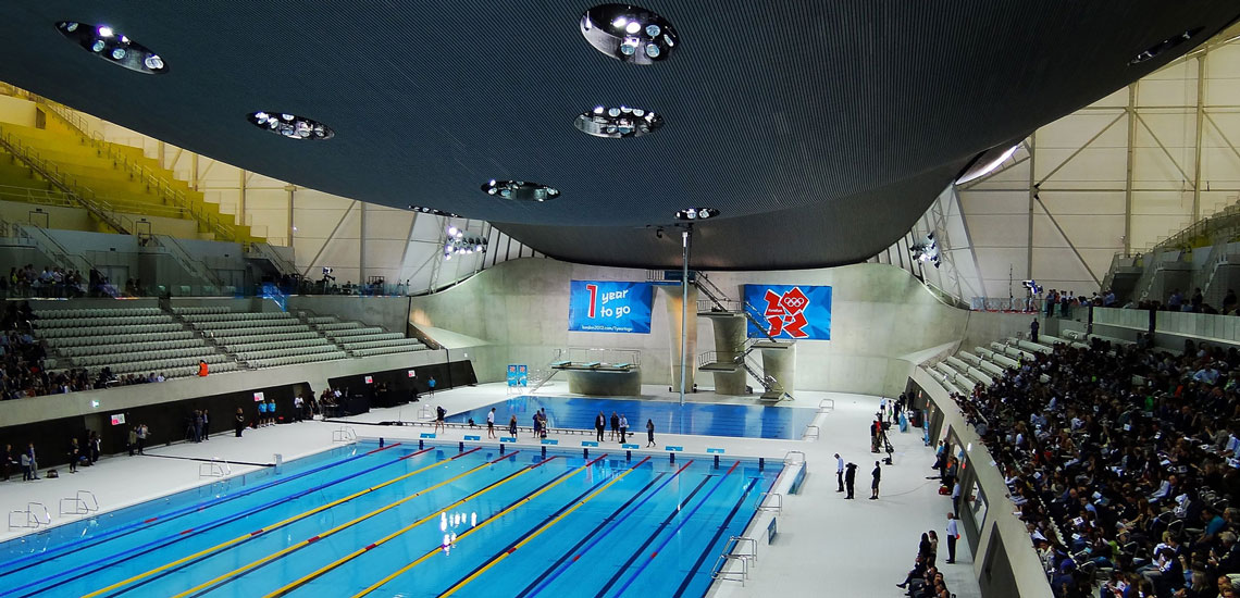 The London Aquatics Centre Reduces Heating Costs with Airius Destratification