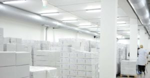 Airius Destratification Fans Maintaining Pharmaceutial Storage Temperatures Instead of Large Industrial Ceiling Fan