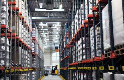 Warehouses Industry Button