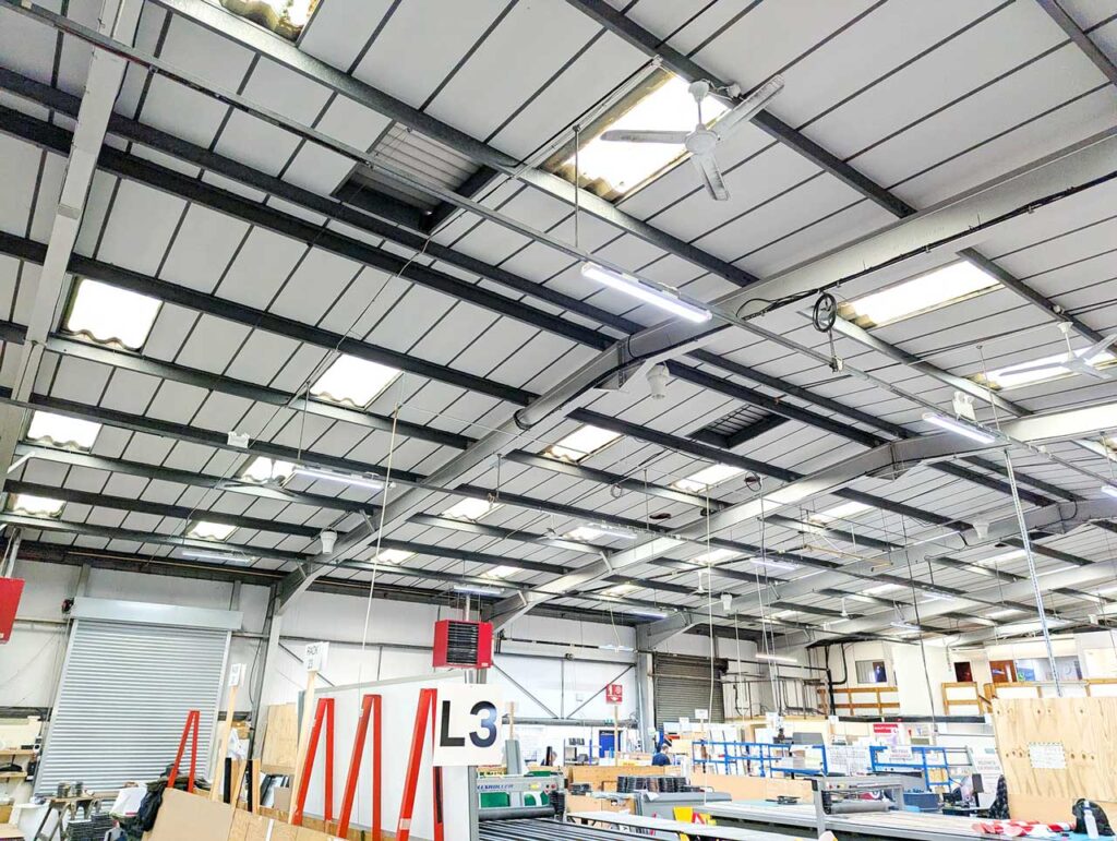 Nuneaton Signs Ltd Improve Comfort & Costs With Airius Destratification Fans 1