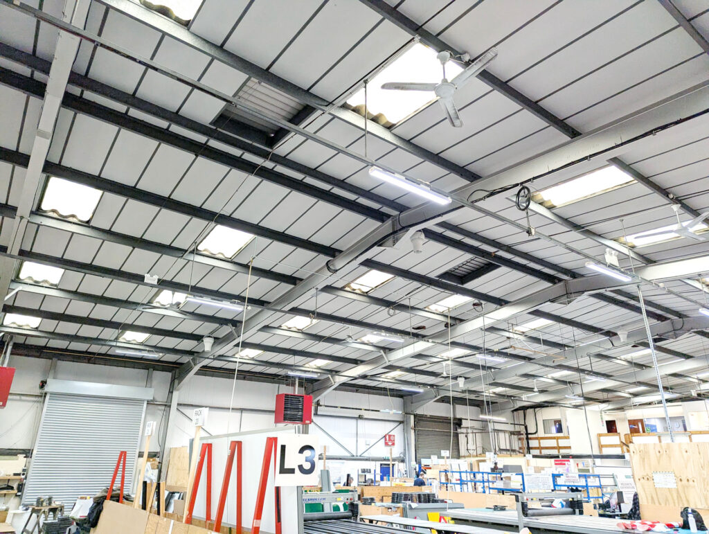 Nuneaton Signs Ltd Improve Comfort & Costs With Airius Destratification Fans 1