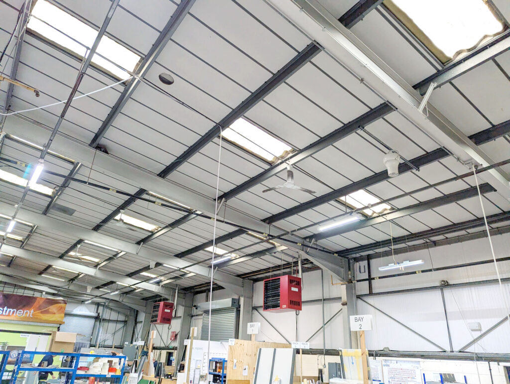 Nuneaton Signs Ltd Improve Comfort & Costs With Airius Destratification Fans 4