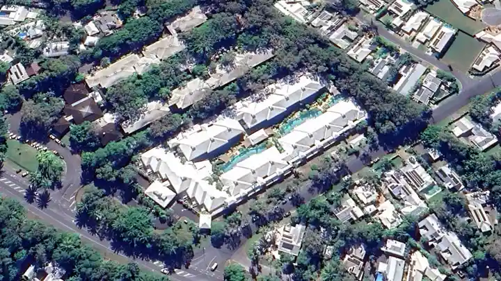 Ariel View of Ramada Inn Port Douglas, Fitted with Airius Cooling Fans