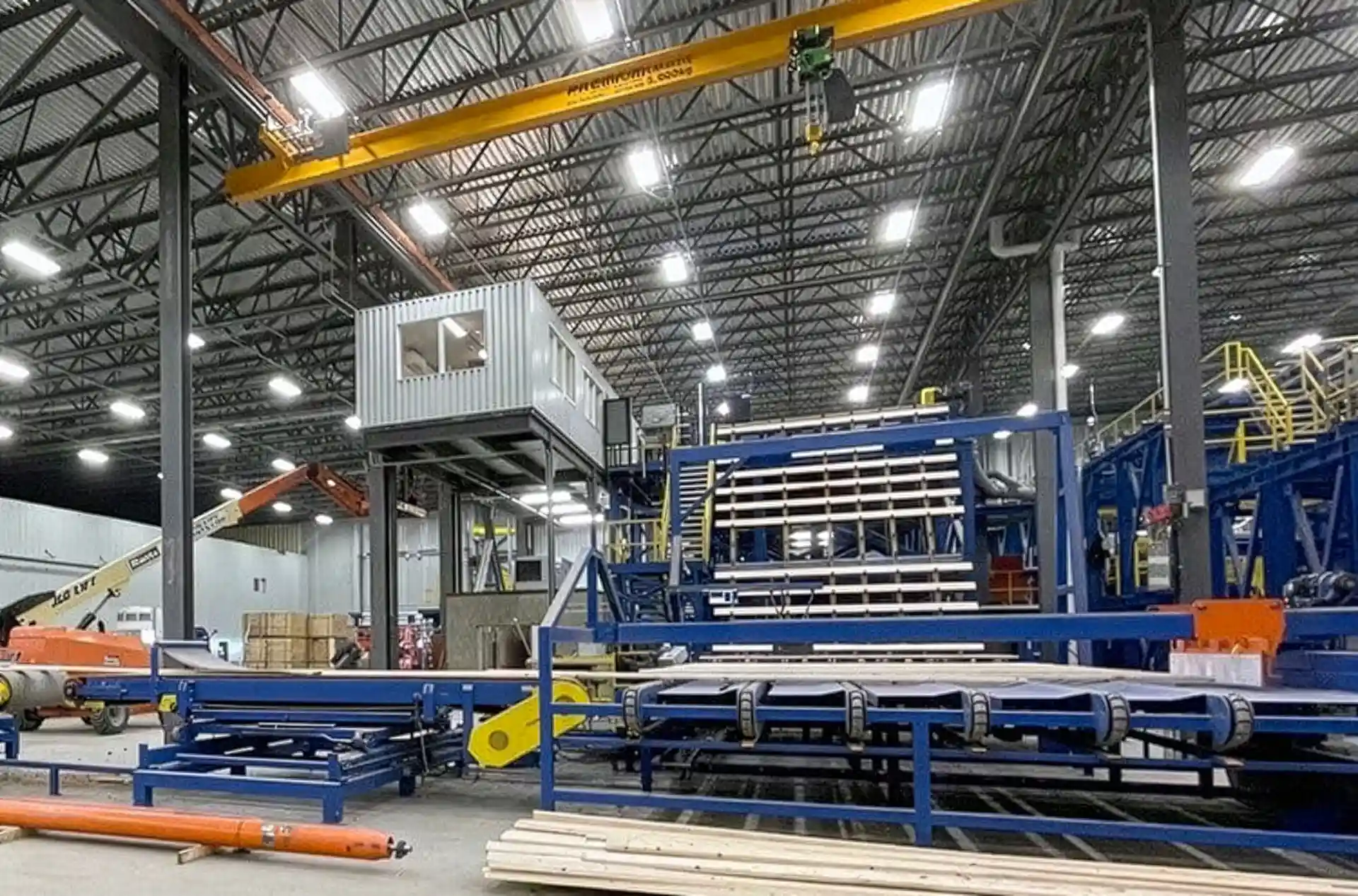 Milan Lumber Improve Comfort and Reduced HVAC Spend Despite External Temps of 33C with Airius Destratification Fans